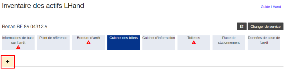 Guichets des billets