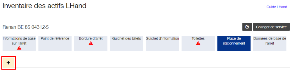 Places de stationnement